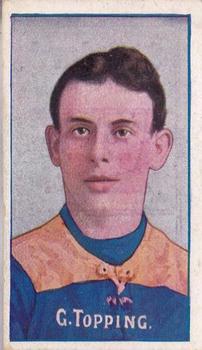 1908-09 Sniders and Abrahams Australian Footballers - Victorian League Players Series D #NNO George Topping Front